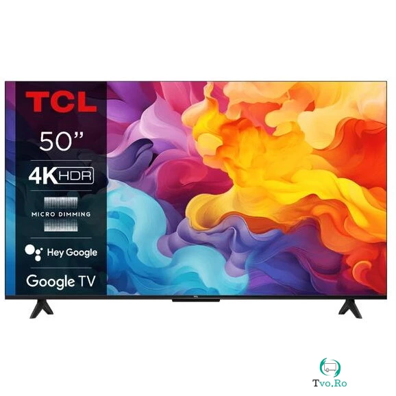TCL Televizor LED TCL 127 cm (50) 50V6B, Ultra HD 4K, Smart TV, WiFi, CI
