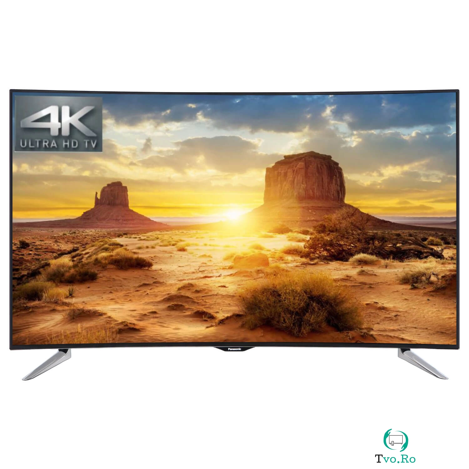 Televizor curbat, Smart LED 3D, Panasonic 55CR430E 139 cm, Ultra HD 4K