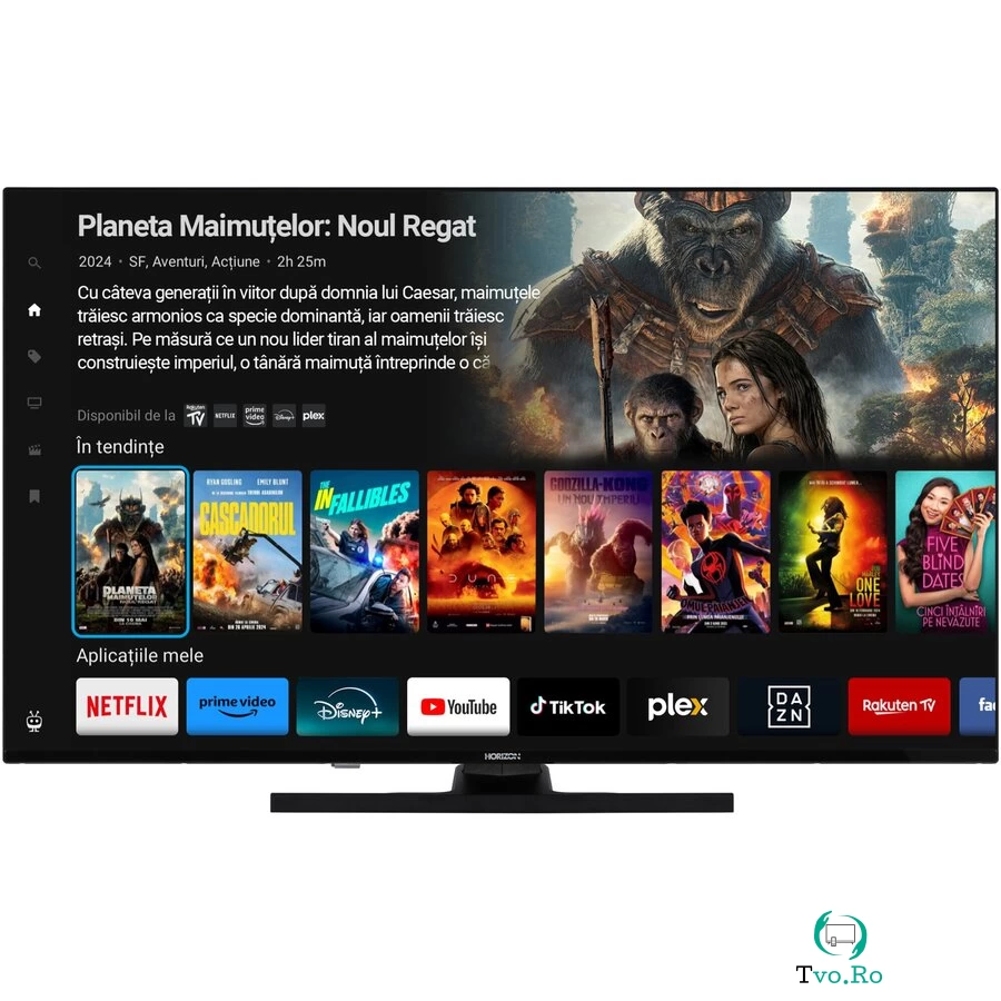 Televizor QLED Smart TV 43HQ8560U/D 109cm 43inch Ultra HD 4K Black la 1,675.99 lei ron