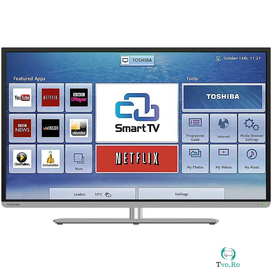 Televizor Smart LED 3D, Toshiba 40L5435DG, 102 cm, Full HD la 2,299.90 lei ron
