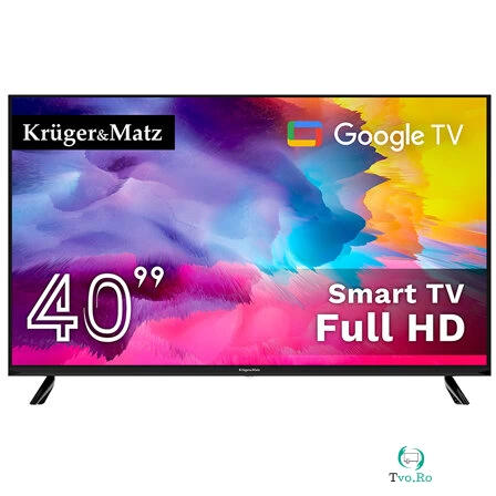 Televizor LED KM0240FHD-SA Smart Full HD GoogleTV 40Inch 60Hz Negru