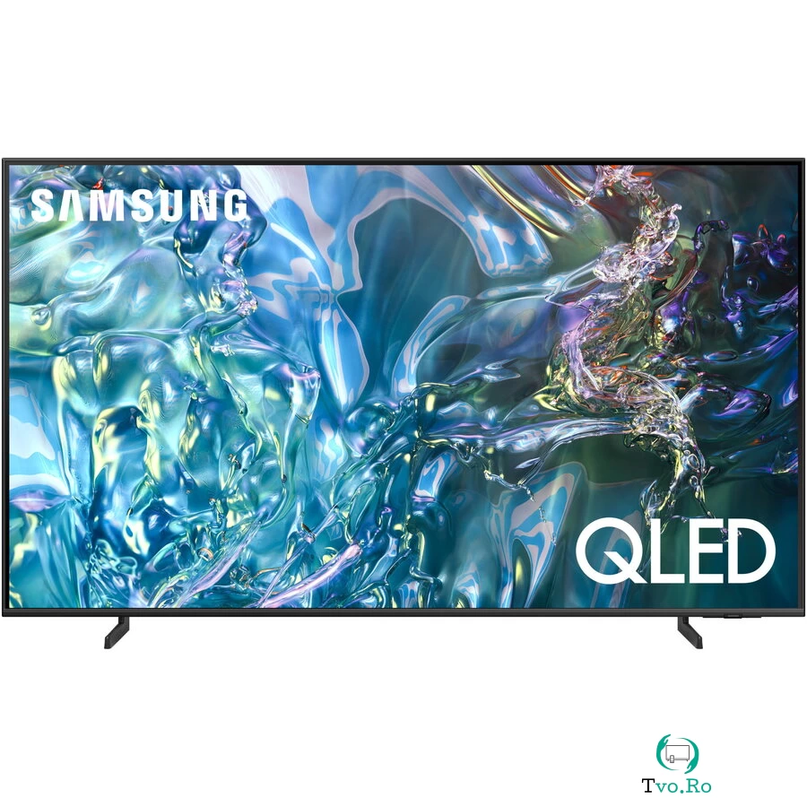 Samsung Televizor SAMSUNG QLED 65Q60D, 163 cm, Smart, 4K Ultra HD, Clasa E, Negru la 2,891.99 lei ron