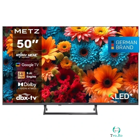 Televizor QLED 50MQF7500Z 126Cm 50Inch Smart Google TV 4K Ultra HD 120Hz Clasa F Gri la 2,387.99 lei ron