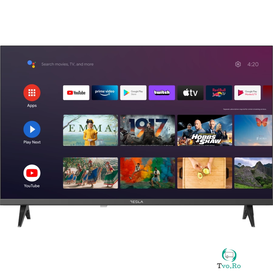 Televizor LED Smart 65E635SUS 165cm 4K UHD Android TV Argintiu la 2,074.99 lei ron