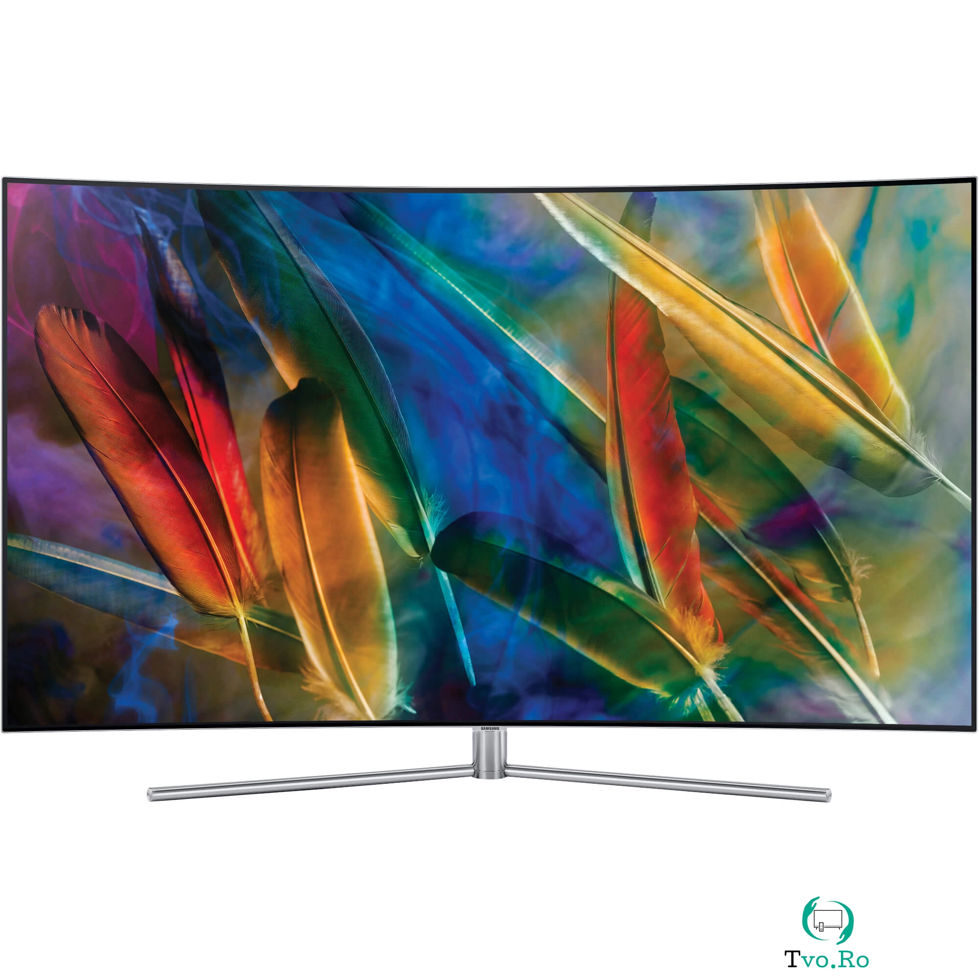 Televizor curbat, Smart QLED, Samsung QE49Q7CAM, 123 cm, Ultra HD 4K