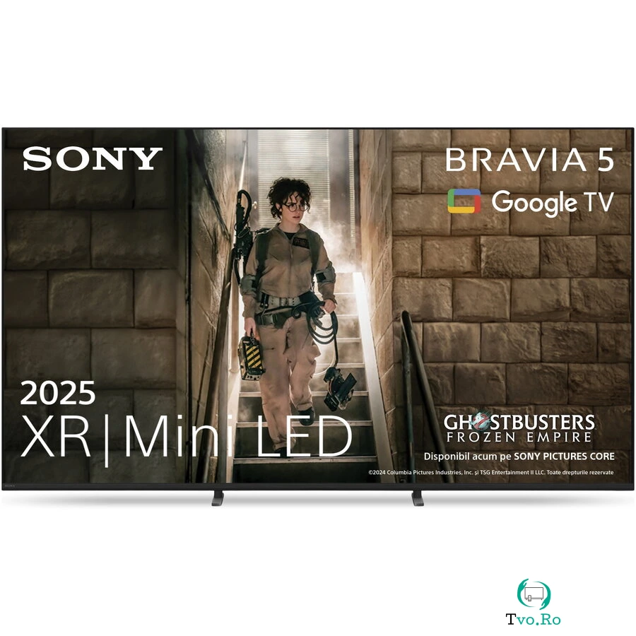 Sony Televizor Sony Bravia 5 XR l Mini LED 55XR59, 139 cm, Smart Google TV, 4K Ultra HD, 100 Hz, Clasa E (Model 2025), Negru