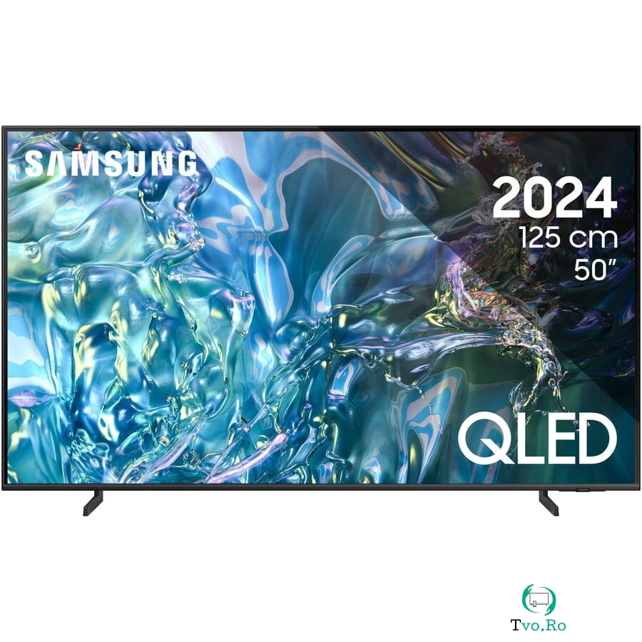 Televizor QLED Samsung 50Q60D, 125 cm, Smart, 4K Ultra HD, Clasa E (Model 2024) la 2,267.08 lei ron
