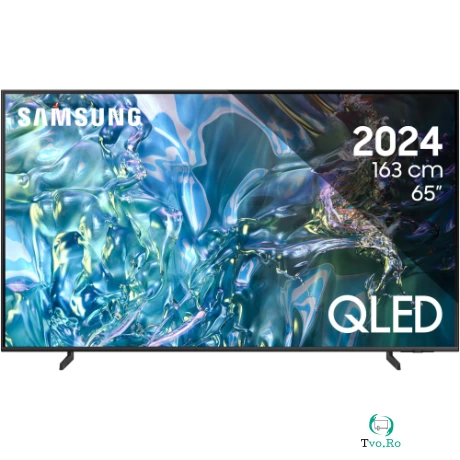 Televizor QLED Smart QE65Q60DA AirSlim Ultra HD 4K Wi-Fi 163CM Gri/Negru la 3,349.99 lei ron