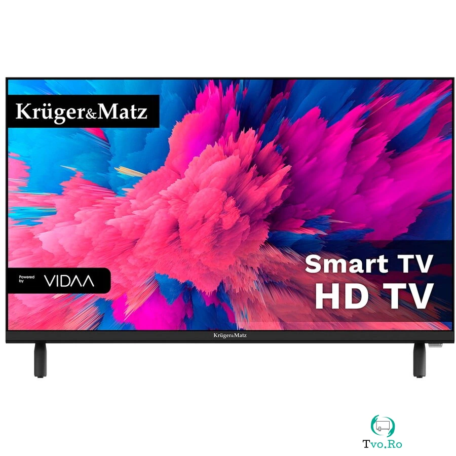 Televizor KM0224-V3 24Inch HD Smart Wi-Fi DLED Black