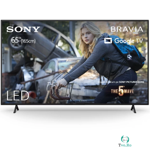 Televizor KD65X75WLPAEP Led 65 Smart Google TV 4K Ultra HD Clasa F Negru