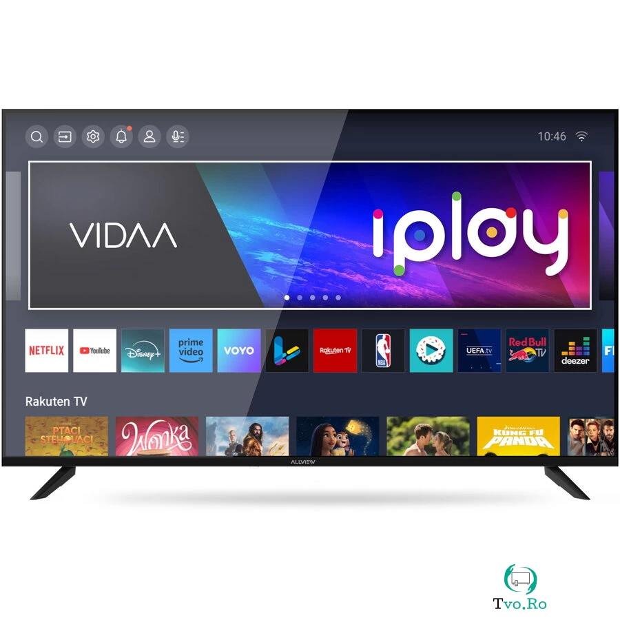 Televizor Allview QLED 55iPlay6200 U, 139 cm, Smart, 4K Ultra HD, Clasa E la 1,671.84 lei ron