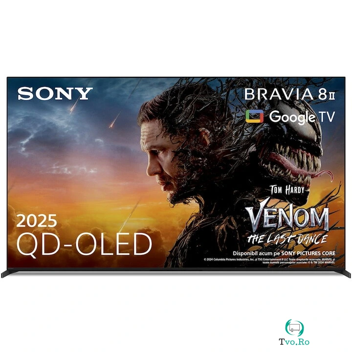 Sony Televizor Sony BRAVIA 8M2 OLED 65XR8M2, 164 cm, Smart Google TV, 4K Ultra HD, 100 Hz, Clasa F la 15,968.99 lei ron